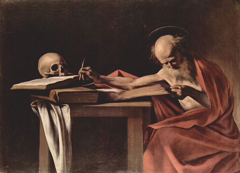 Saint Jerome Writing-Caravaggio